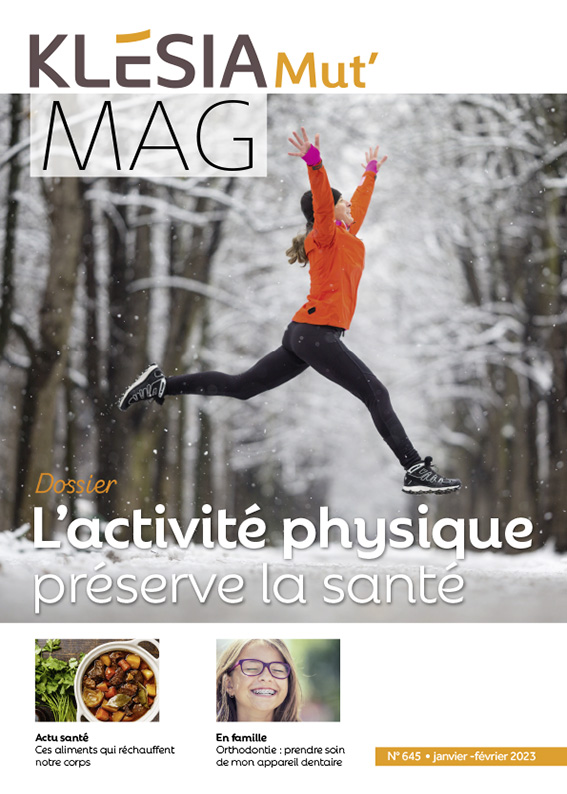couverture du KLESIA Mut’Mag n° 645 – Dossier "L'activité physique préserve la santé"